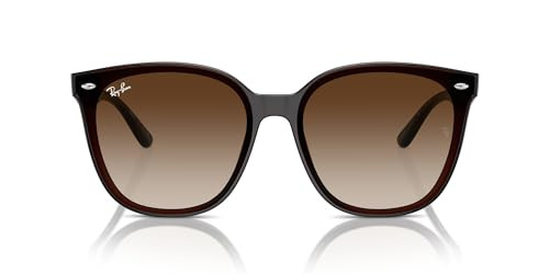 Ray-Ban RB4423D Sunglasses, Transparent Brown/Gradient Brown, 66 mm | Amazon (US)