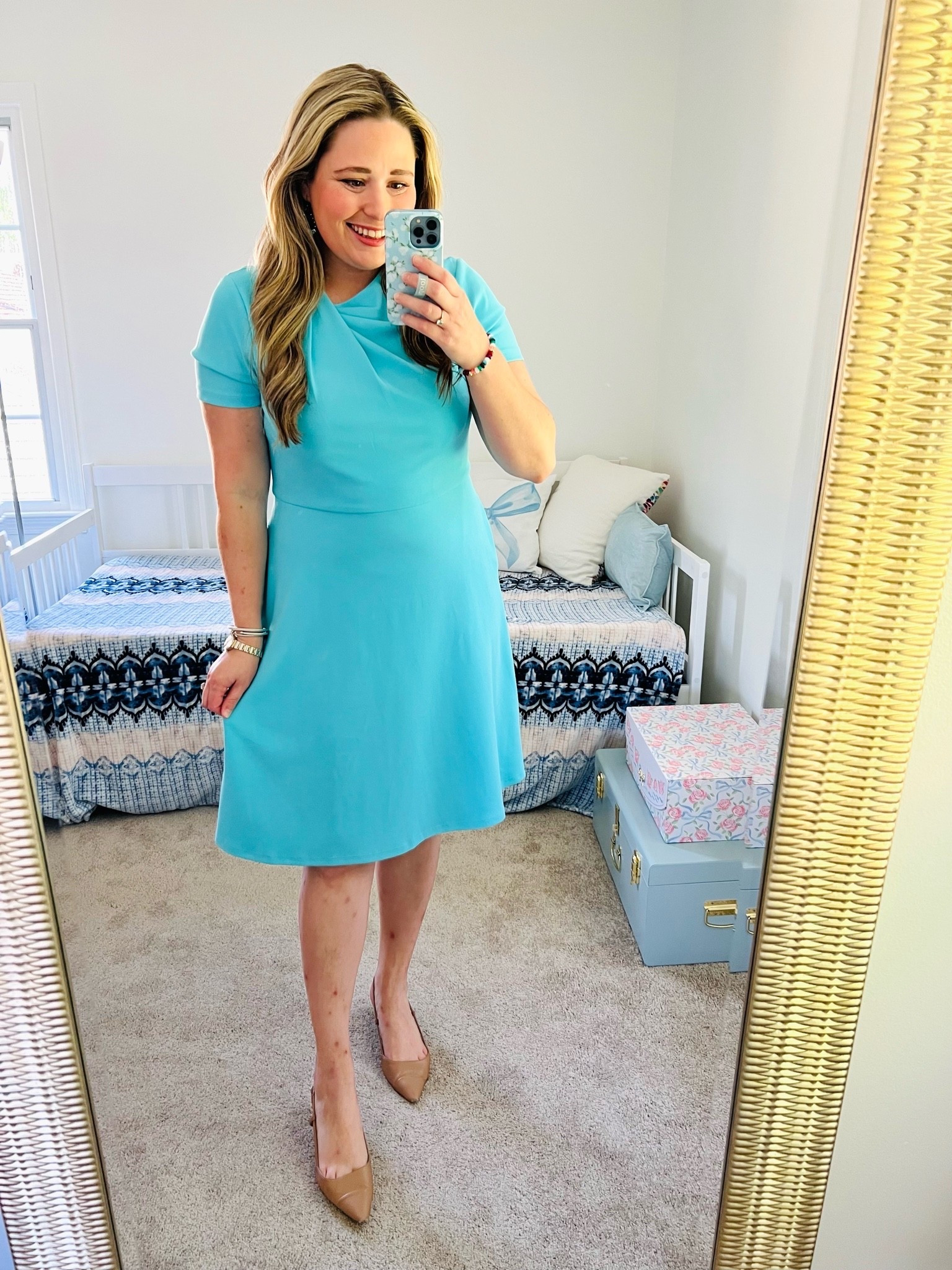 Summer Workwear || Work Outfit || Maggy London || Work Dress || Aqua dress

#LTKootd #LTKWorkwear