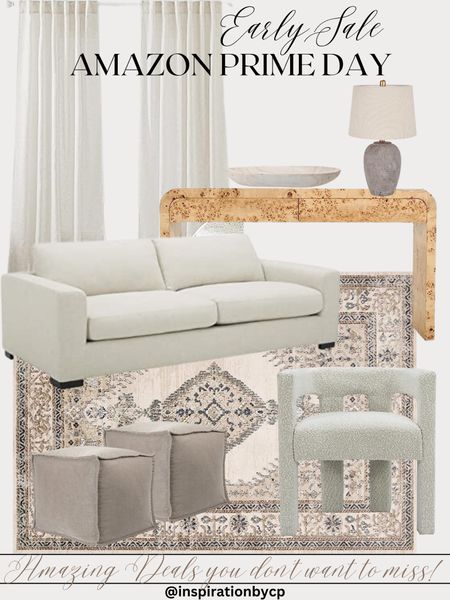 AMAZON PRIMER DAY DEALS…it’s here
This amazing viral couch is 50% off, loloi rug sale. Accent chair, boucle, console table sale, curtains, home decor, neutral home, amazon finds

#LTKxPrimeDay #LTKhome #LTKstyletip