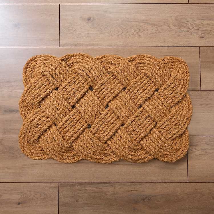 Woven Braided Coir Doormat | Kirkland's Home