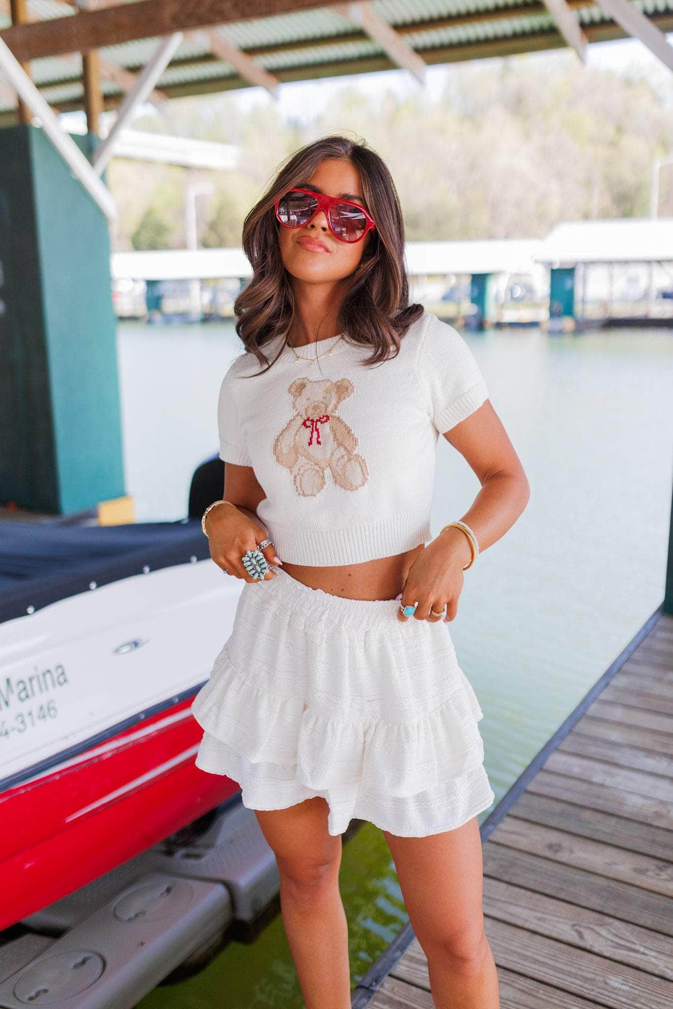 Teddy Bear Sweater Top | Lane 201 Boutique