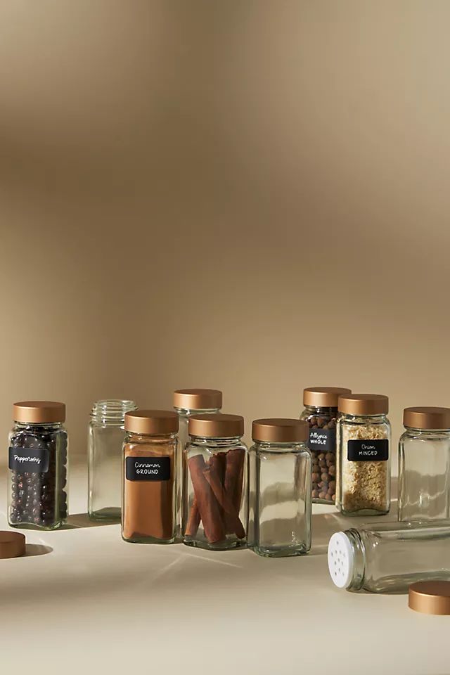 Neat Method Spice Jars, Set of 10 | Anthropologie (US)