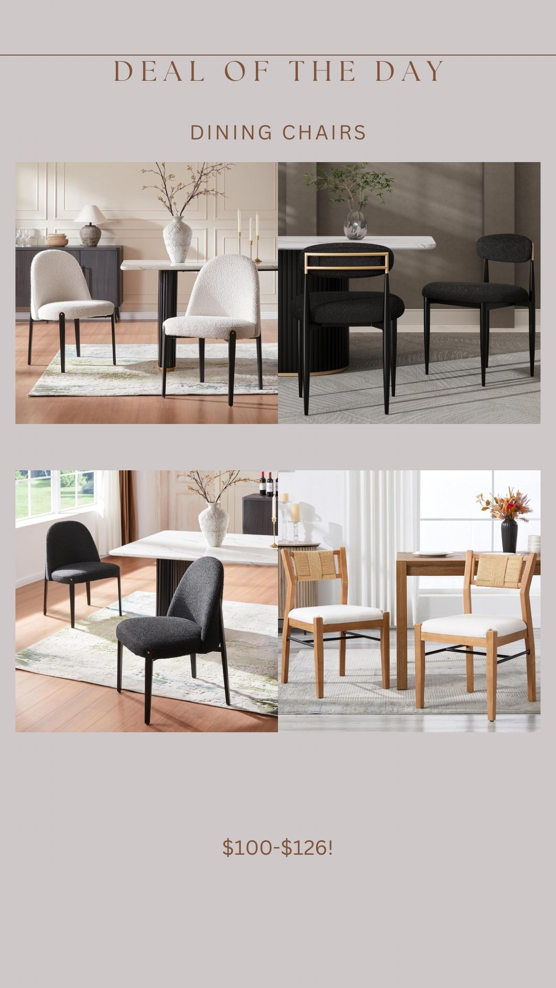 The best @amazon dining chairs all on sale for Big Spring Sale!!! 🙌🏻 #amazon #amazonpartner #amazonhome


#LTKHome #LTKSaleAlert #LTKStyleTip