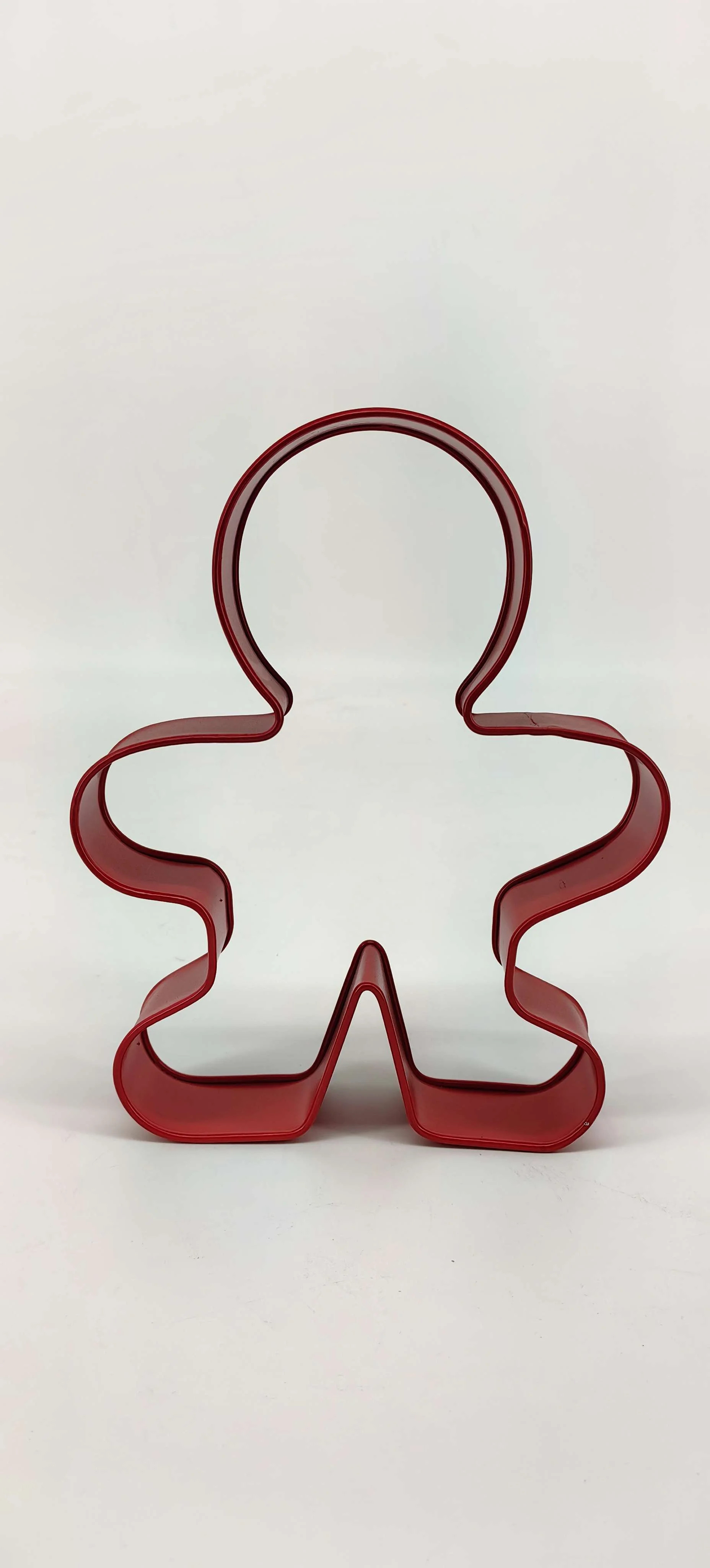 DC Christmas Metal Red Gingerbread Cutter Decor, 10 inches Height, by Holiday Time | Walmart (US)