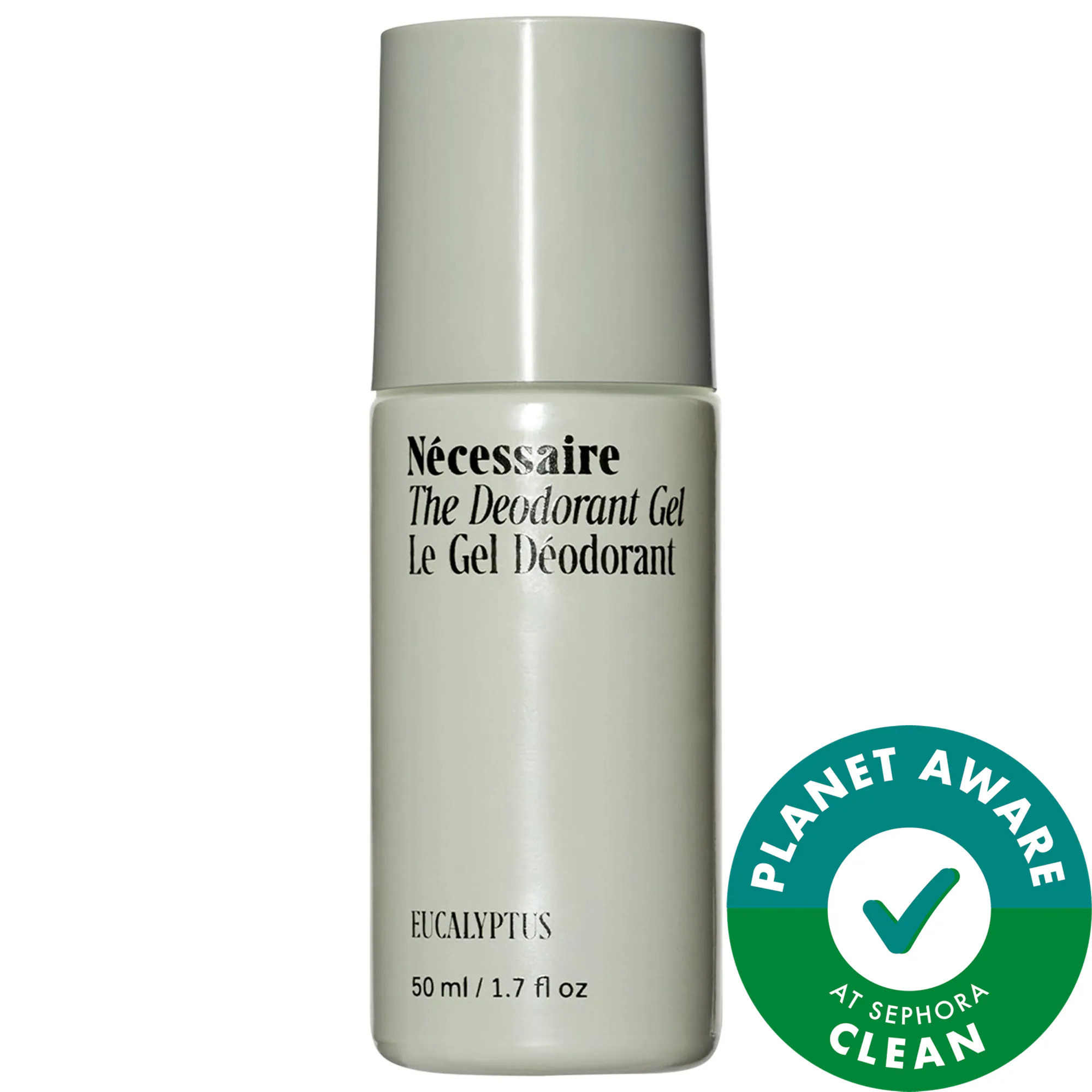Nécessaire The Deodorant Gel - With 5% Alpha Hydroxy Acid (AHA) and Niacinamide Eucalyptus 1.7 oz/ 50 ml | Sephora (US)