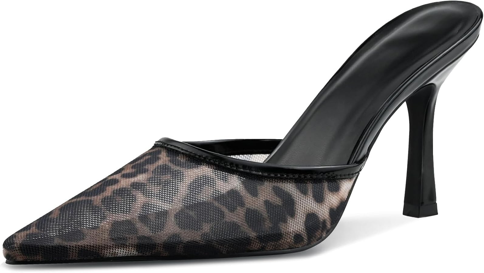 Kitten Heels for Women Pointed Toe Heels Studded Slip On Bow Heels Mules Faux Suede Sandals Kitte... | Amazon (US)