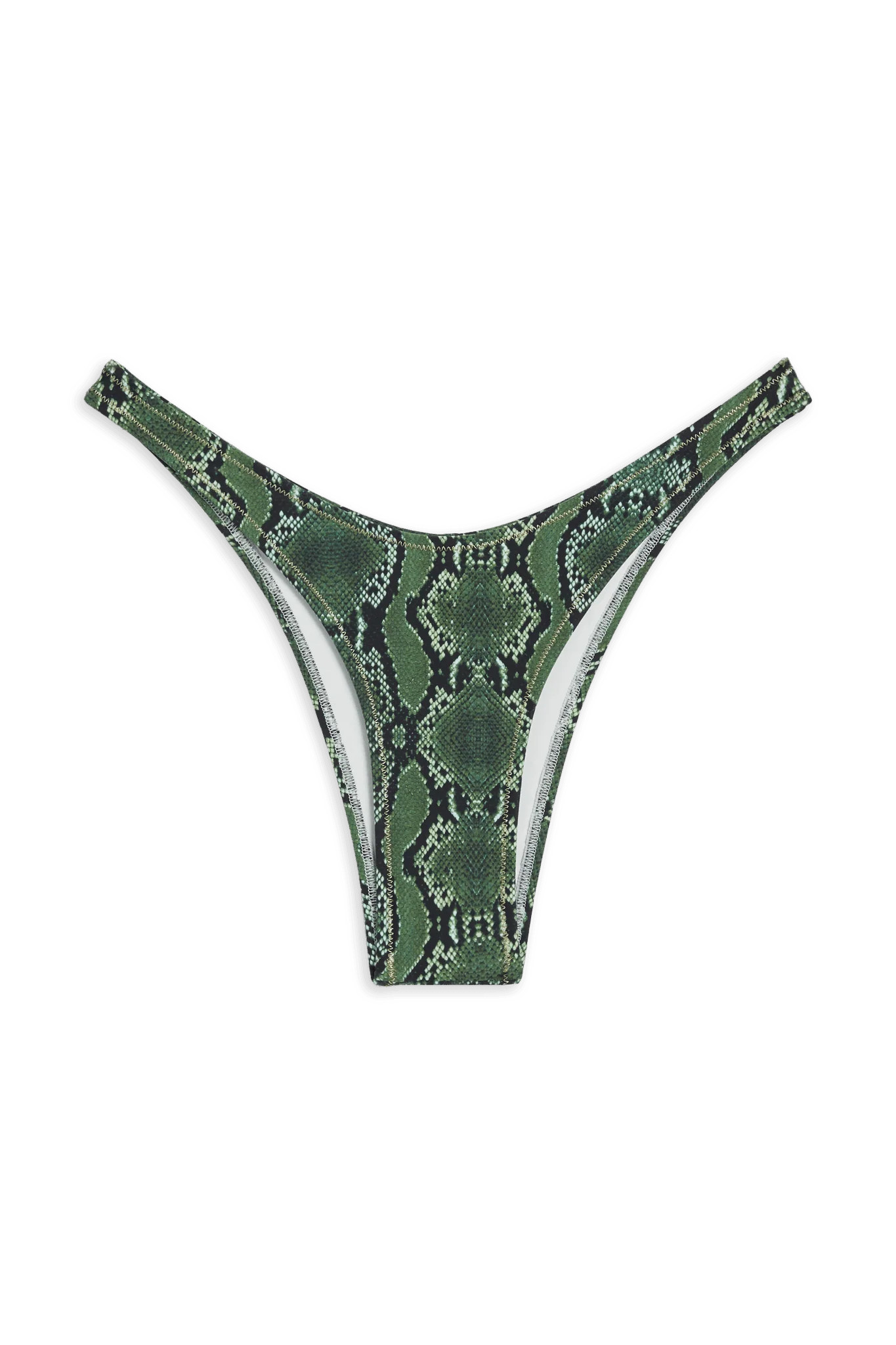 Brigitte Bikini Bottom // Texas Green Print | Shop.app