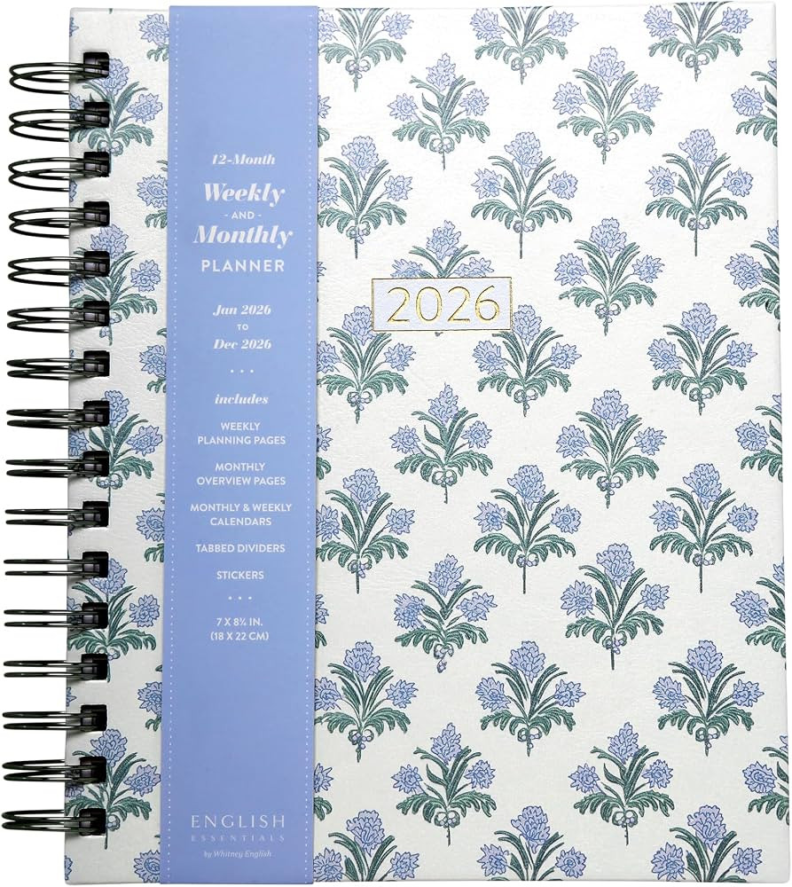 WORLD TRAVELER 2026 Planner Weekly and Monthly - 7'' x 8.75'' Hard Cover January December Spiral ... | Amazon (US)