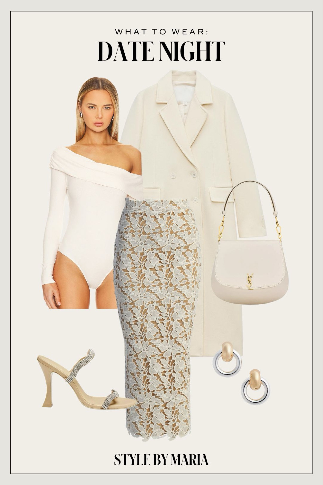 Date night outfit
 Valentine’s Day outfit
Astr the label off the shoulder bodysuit
Nordstrom lace skirt
Cult Gaia heels on sale 

#LTKShoeCrush #LTKFindsUnder100 #LTKSaleAlert