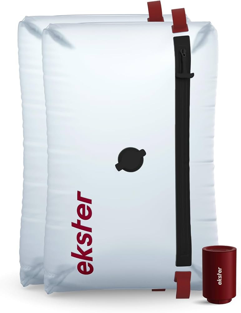 Ekster TravelPack Vacuum Kit Plus - Vacuum Storage Bags - 2 Pack (Frosted) | Amazon (US)