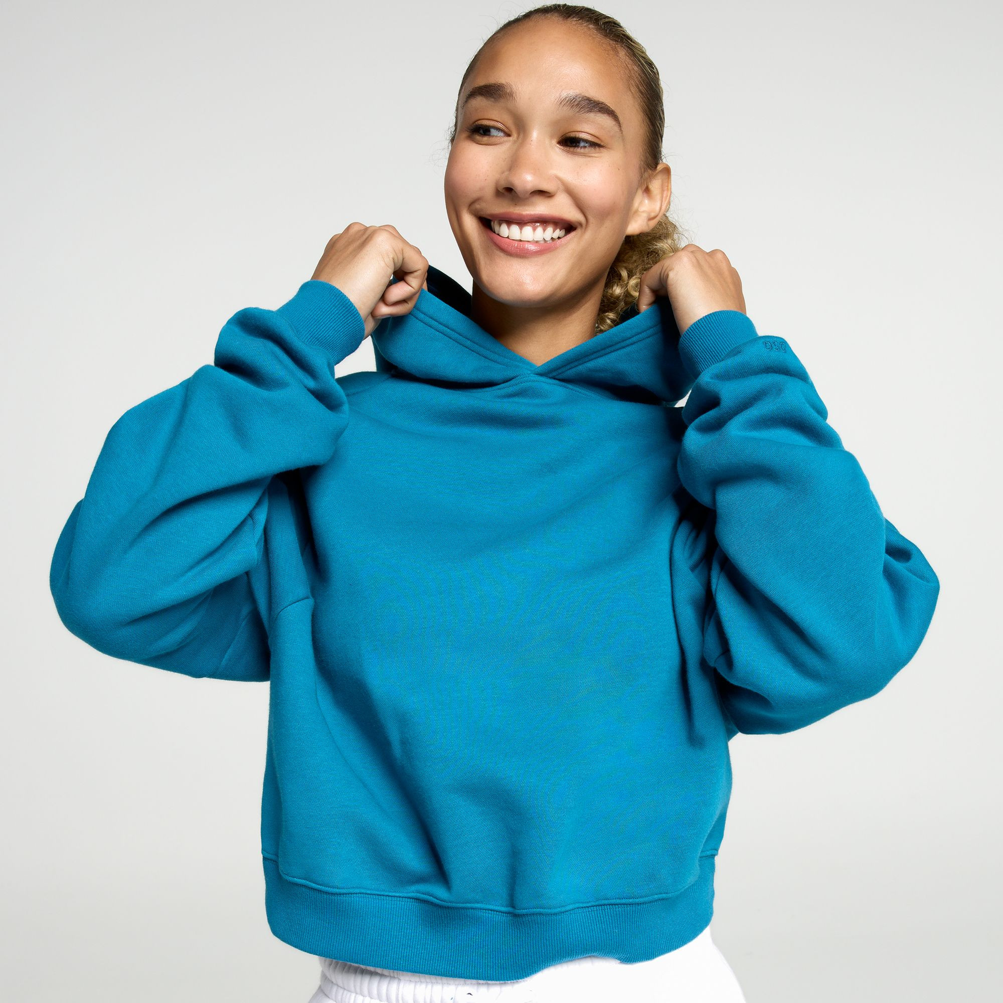 DSG Women's Classic Fleece Athletic Cropped Hoodie, XL, Light Heather Grey | DICK'S Sporting Goods