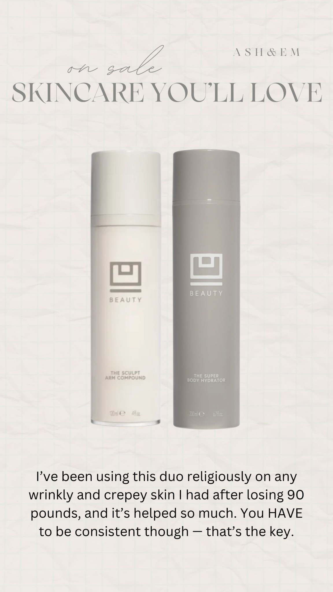 Ash’s holy grail skincare duo!