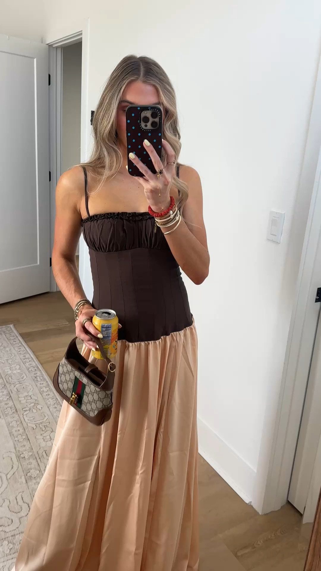 Bridal shower outfit. I wore a @weworewhat Ruffle Corset Maxi Dress size XS. My shoes are my favorite brown cowboy boots from Idyllwind. I wore my new Gucci @Vivrelle rental my code is SLOANEVOSEN  

#LTKSeasonal #LTKgrwm #LTKootd