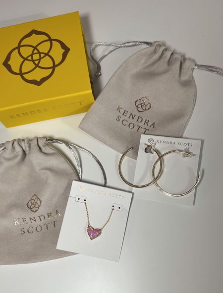 Kendra Scott jewelry - heart necklaces and hoops! These are so cute + great gift idea!

#kendrascott #jewelry #backtoschool #schooloutfit #teacheroutfit #hoopearring #necklace #earrings 

#LTKBacktoSchool #LTKFind #LTKparties