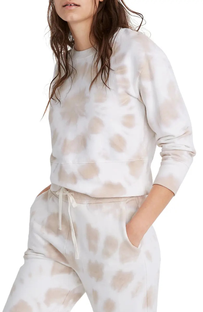 Tie Dye Crop Sweatshirt | Nordstrom