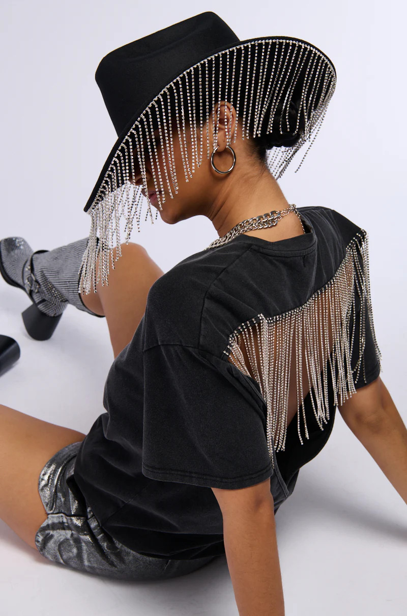LETS GET ROWDY BLING COWBOY HAT | AKIRA