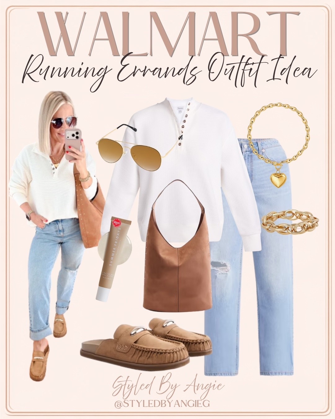 The perfect casual fall ootd from Walmart! 

Casual outfits, casual style, Walmart fashion, Walmart finds, fall outfits, fall outfit inspo, fall fashion, Walmart sneakers, slide on mules , petite fashion, midsize fashion

#LTKootd #LTKgrwm #LTKMidsize