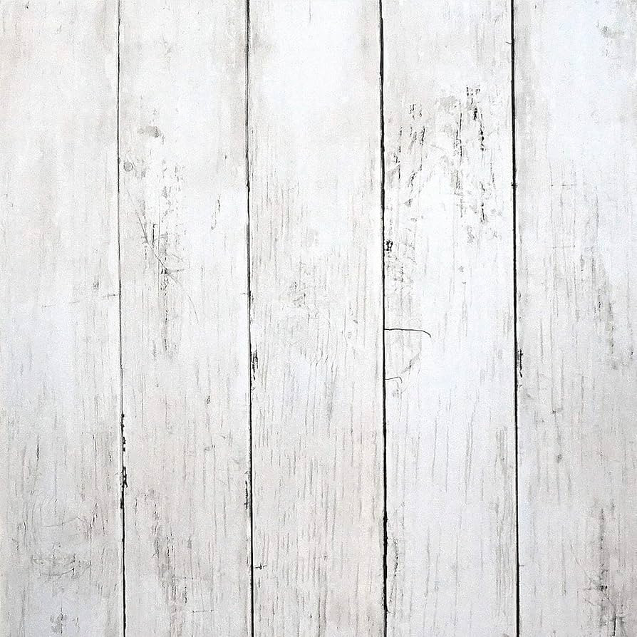 CiCiwind 39.37 ft x17.7 in White Wood Wallpaper Wood Peel and Stick Wallpaper White Wallpaper Rem... | Amazon (US)