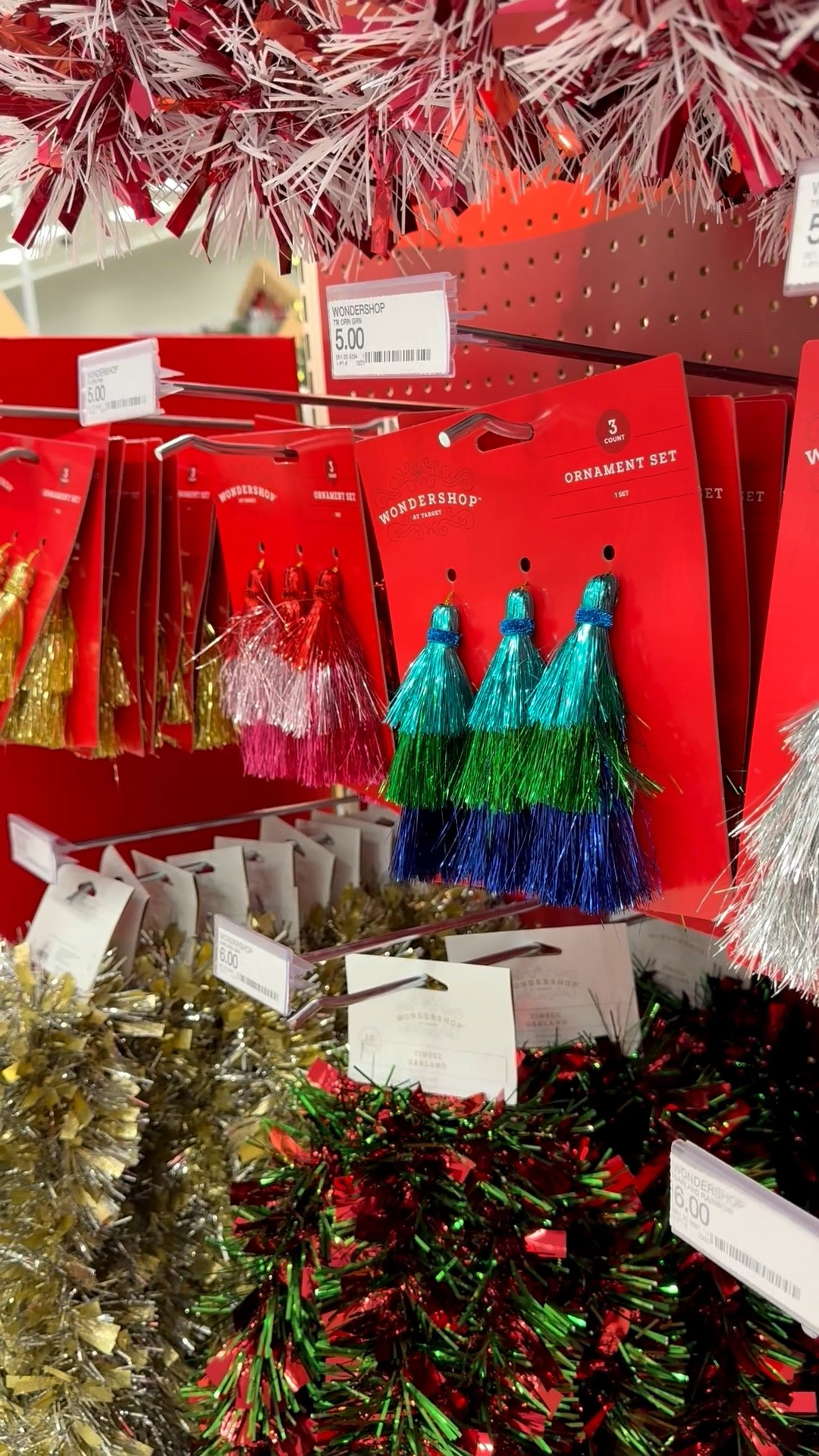 Tinsel + tassels? Yes please! 🎄 I’m loving this 3-piece set of tinsel tassel ornaments. They come in so many fun colors and combos. Use them on the Christmas tree, on wrapped gifts, around doorknobs, and hanging from lamp switches. 

And as a mosaic artist, I love how the pink/red and the blue/green sets looks like strips of stained glass. For mosaic tips, tutorials + inspiration please visit my YouTube channel: YouTube.com/julieweilbacher. Follow @julieweilbacher on Instagram for all things mosaic art.

#tasselornaments #tinseltassel #budgetholidaydecor #mosaic #target #tasseldecor #holidaydecor #christmasgiftwrap #holidaygiftwrap

#LTKHoliday #LTKFindsUnder50 #LTKSeasonal