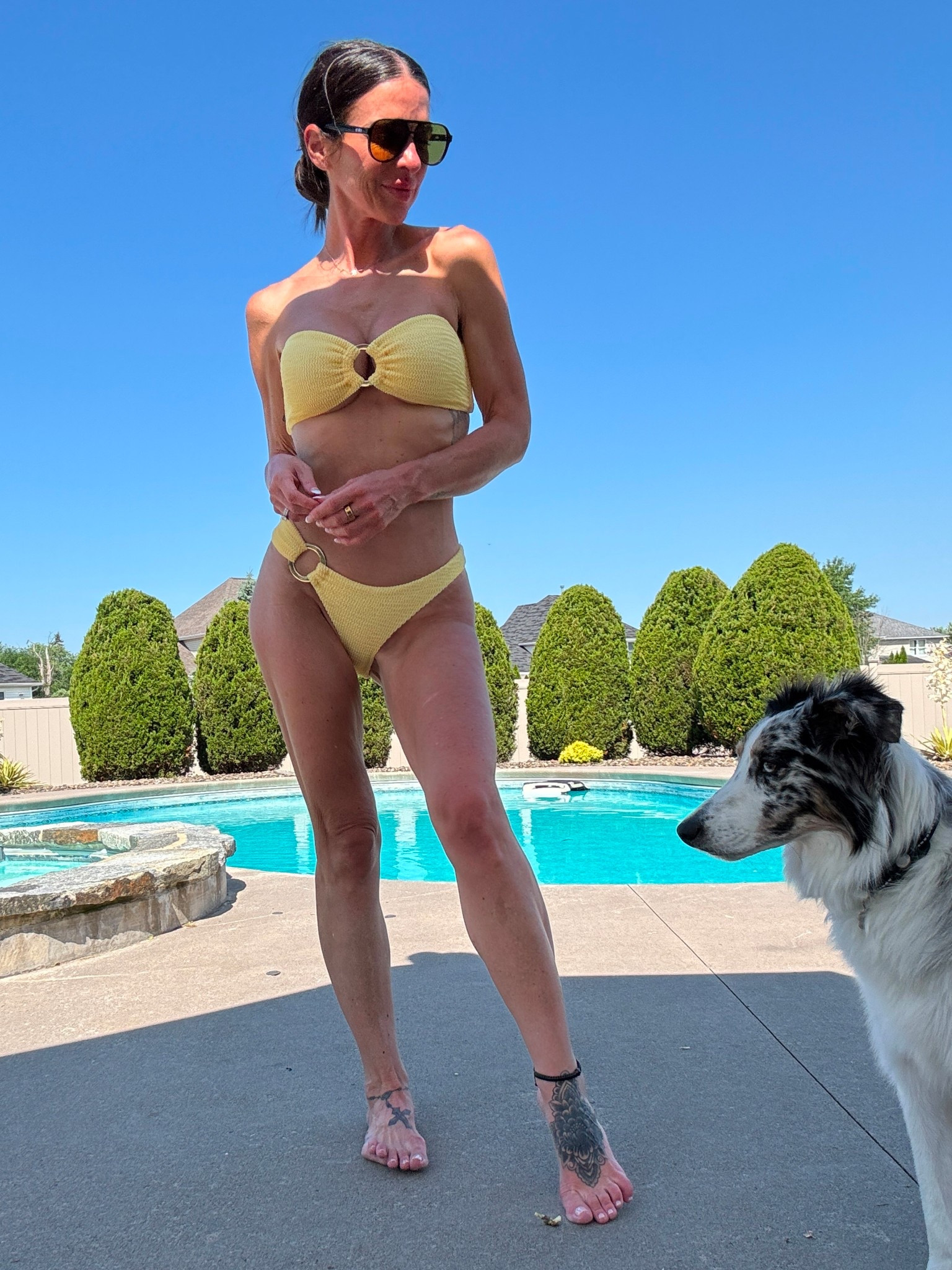 Monday Swimwear in the prettiest yellow ☀️ Obsessed with this bikini (petite bottom, medium top) — linked it all plus a few other cuties! 

#LTKU #LTKSwim #LTKSeasonal