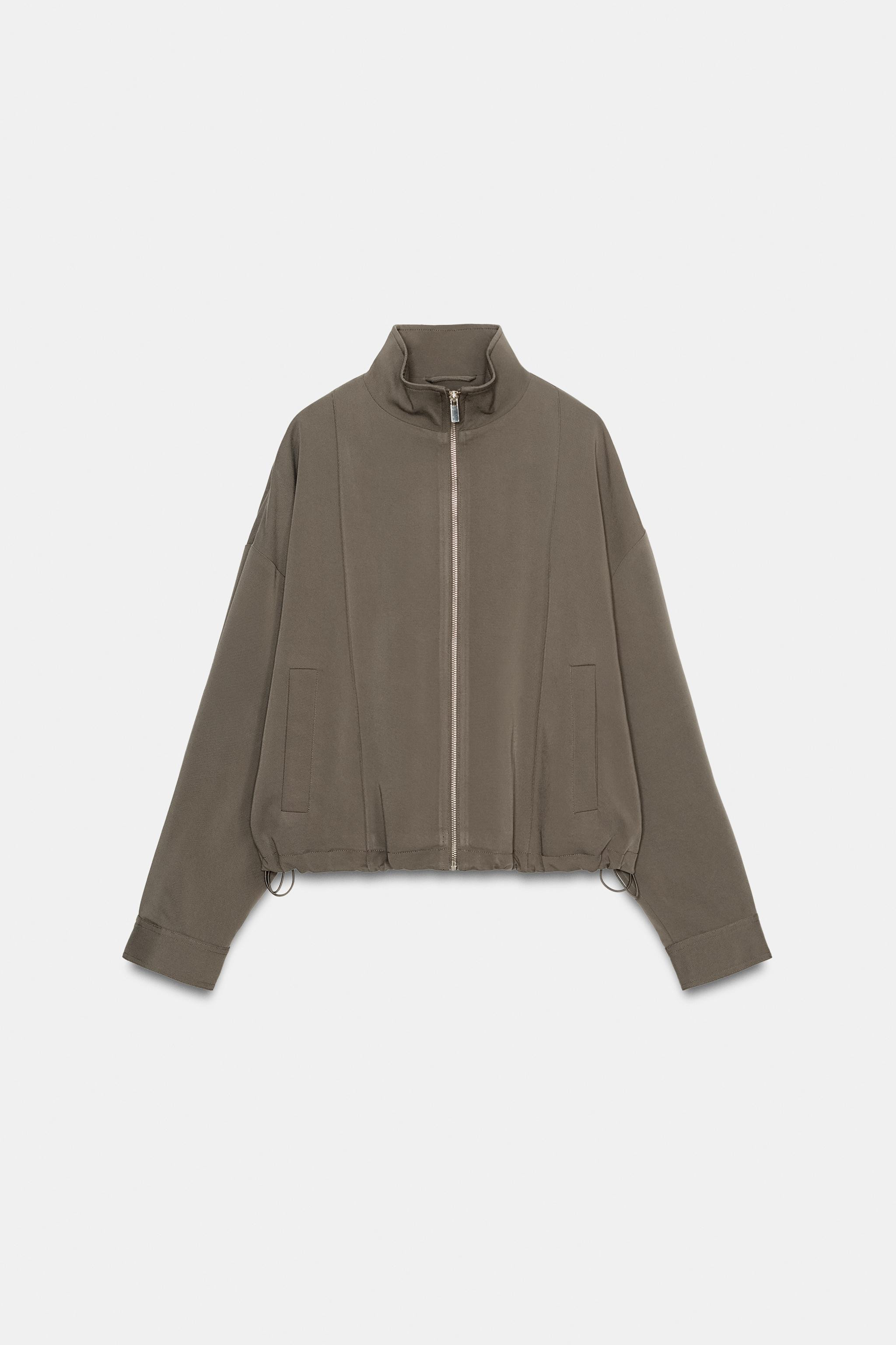 HIGH-NECK BOMBER JACKET | Zara UK