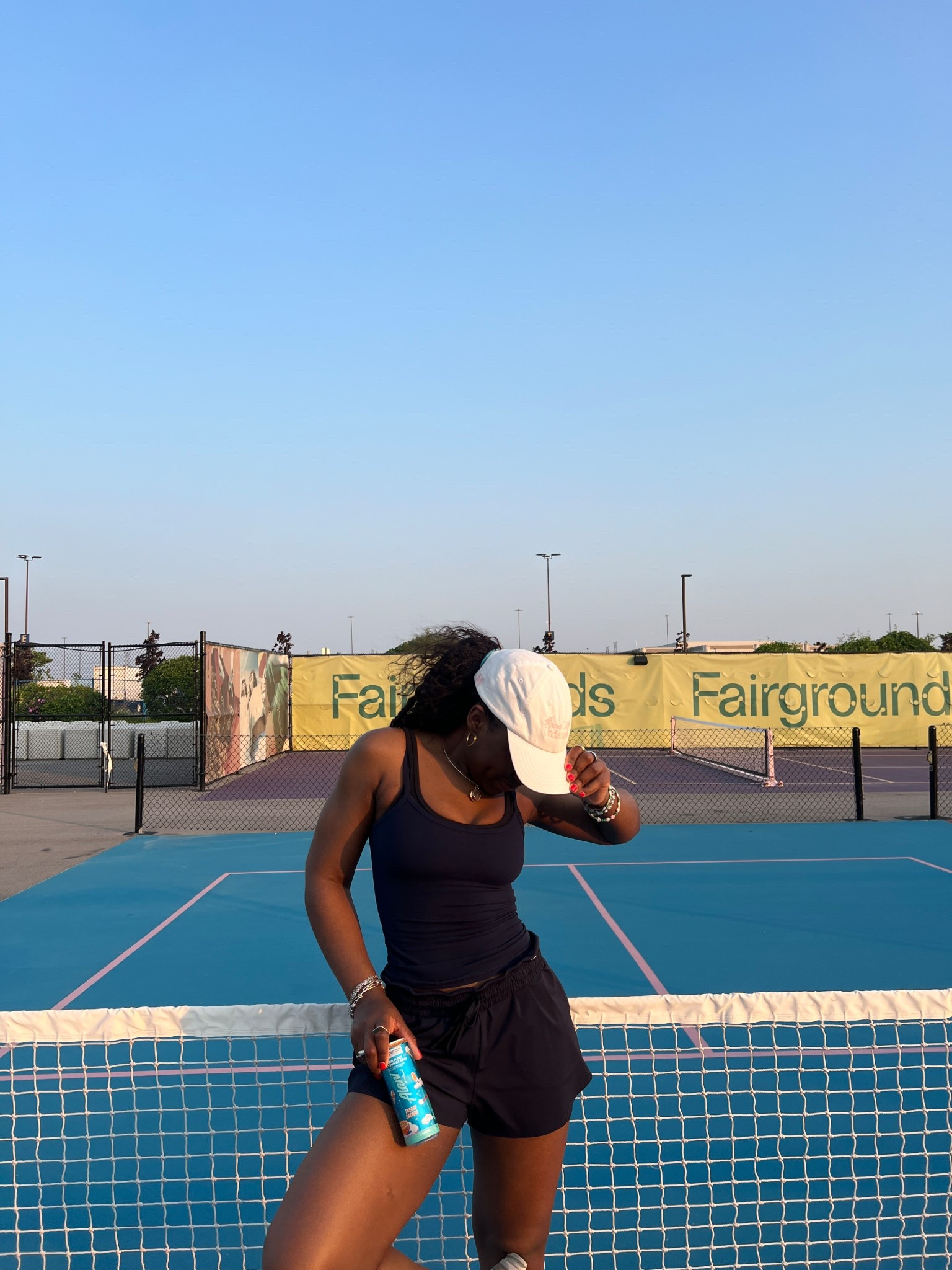 Workout outfit🤍 Linked the top in black (the colour I have on is "Admiral" but it’s sold out). Hat is Monday Hair but can’t be linked :(

#LTKFindsUnder50 #LTKActive #LTKSaleAlert