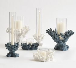 Coral Candle Holders | Pottery Barn (US)