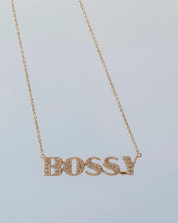 BOSS.Y Custom Nameplate Necklaces | For Ever Fine Jewelry