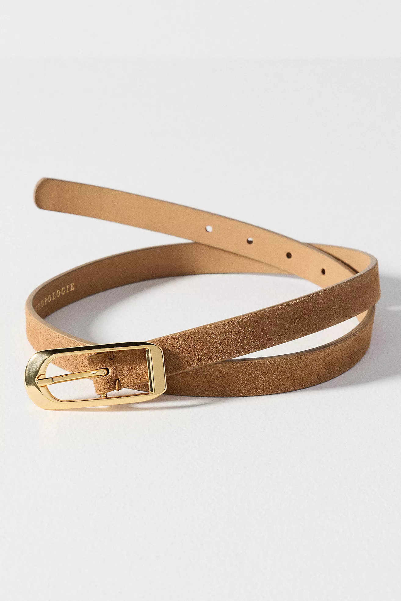 Skinny Rectangle Buckle Belt | Anthropologie (US)