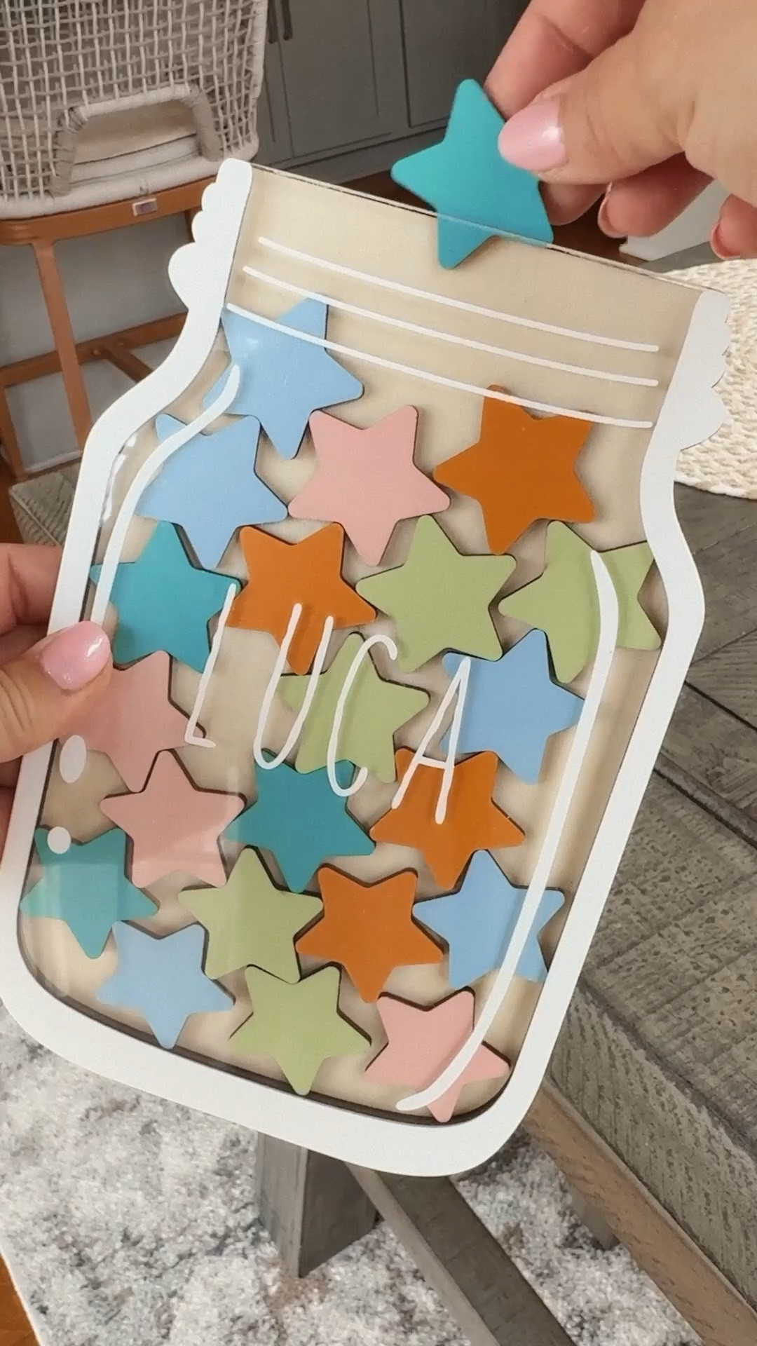 We started this positive reinforcement star jar when our son was 3, and it’s still working at 4. ⭐️ 

This simple reward jar for preschoolers focuses on encouraging good choices, listening, and kindness — a calm behavior chart alternative that actually feels doable.

Linking here — it’s from Amazon, but I’ll also share Etsy options!

#LTKKids #LTKmomlife #LTKHome