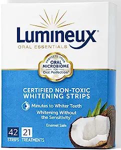 Lumineux Oral Essentials Teeth Whitening Strips - 21 Treatments - Dentist Formulated and Certifie... | Amazon (US)