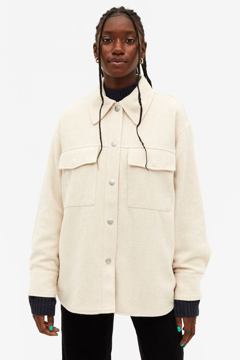Hemdjacke in normaler Passform | H&M (DE, AT, CH, NL, FI)