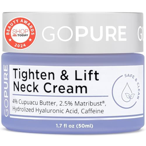 goPure Tighten & Lift Neck & Chest Moisturizer Cream for Visibly Firming, Tightening and Lifting ... | Amazon (US)