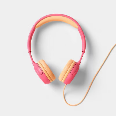 Kids' Wired Headphones Bubblegum Pink - heyday™ | Target