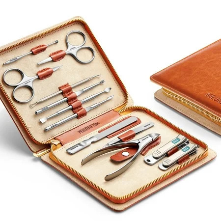 MR.Green Manicure Set 12 in 1 All-in-one Nail Clippers Stainless Steel Pedicure Set (12 Pieces) | Walmart (US)