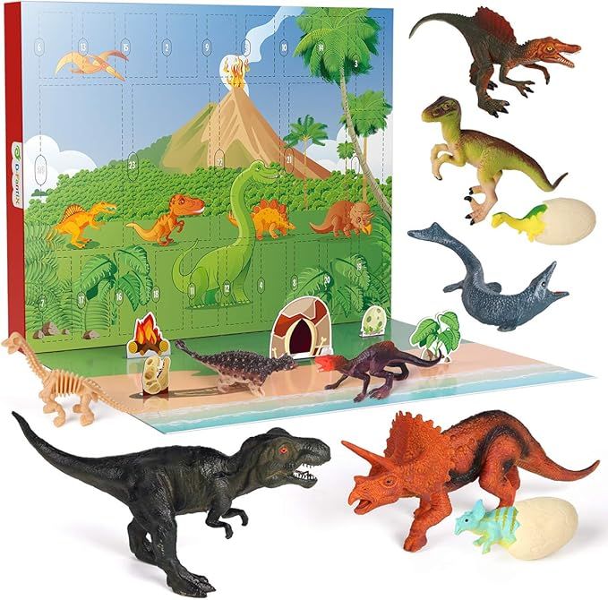 D-FantiX Dinosaur Advent Calendar 2021 for Kids, 24 Days Countdown to Christmas Advent Calendars ... | Amazon (US)