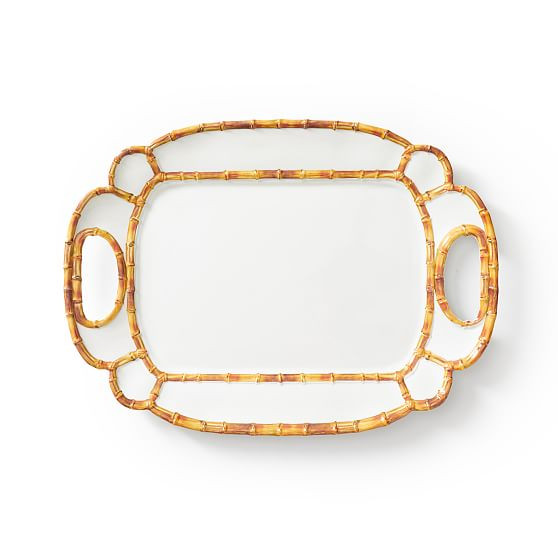 Bamboo Melamine Tray | Mark and Graham