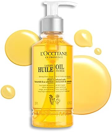 L'Occitane Oil-to-Milk Facial Makeup Remover, 6.7 Fl Oz | Amazon (US)