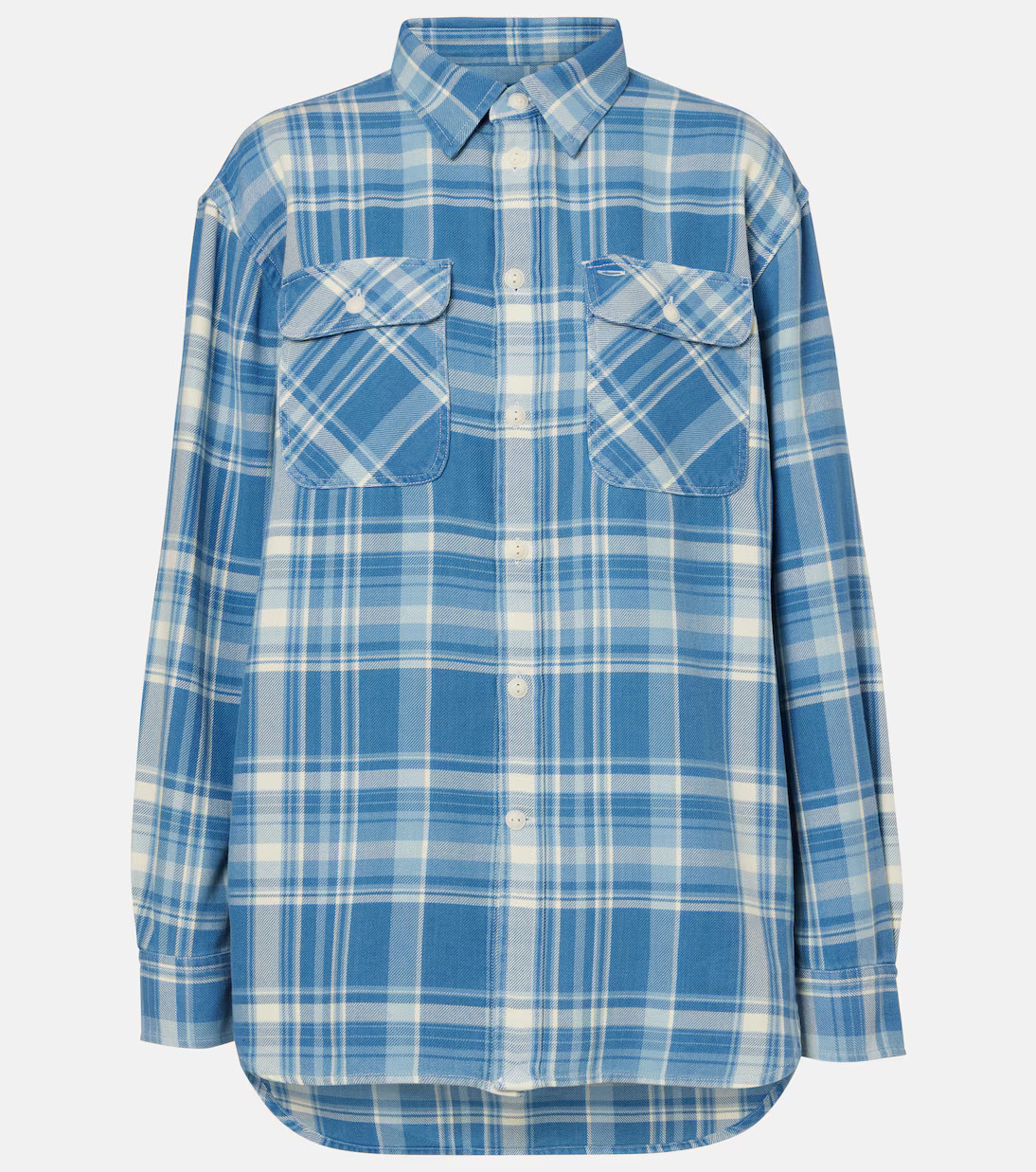 Plaid cotton twill shirt | Mytheresa (US/CA)