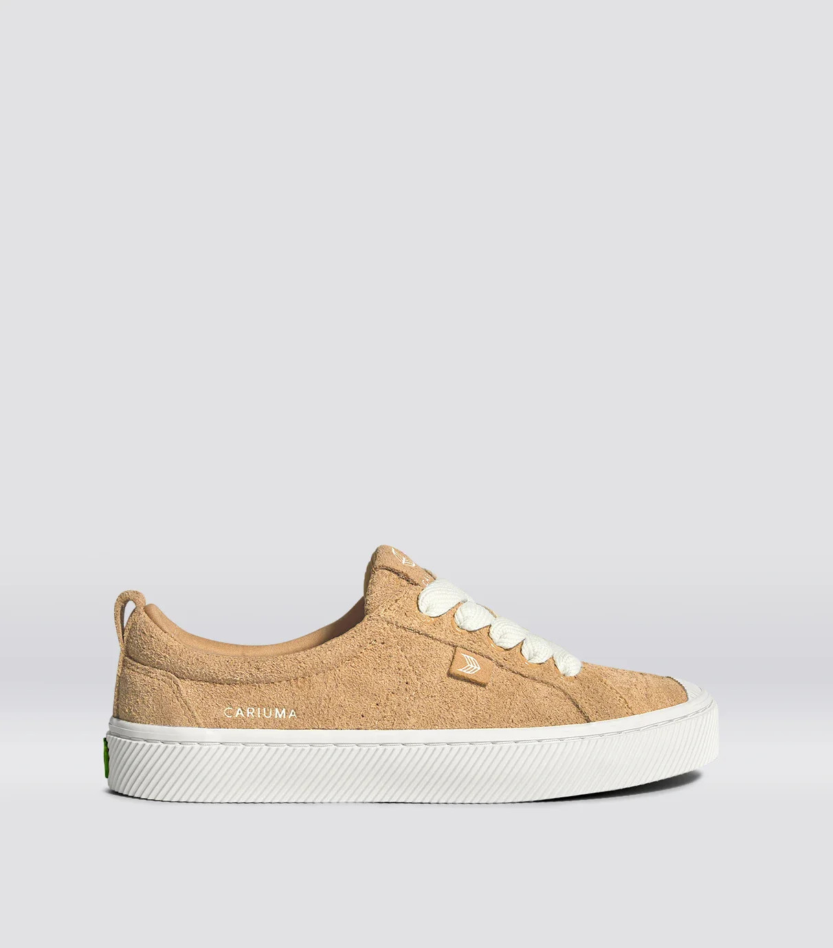 Women's Latte Hairy Suede Low Top Sneakers | OCA Low | Cariuma