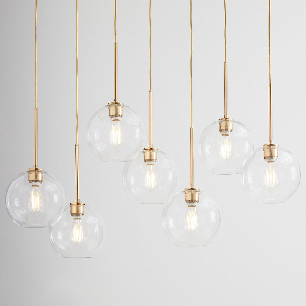 Sculptural 7-Light Globe Chandelier | West Elm (US)