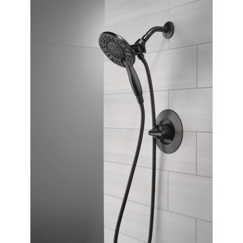Arvo Single-Function Shower Faucet Set, Shower Trim Kit with In2ition Dual Shower Head and Valve | Wayfair North America