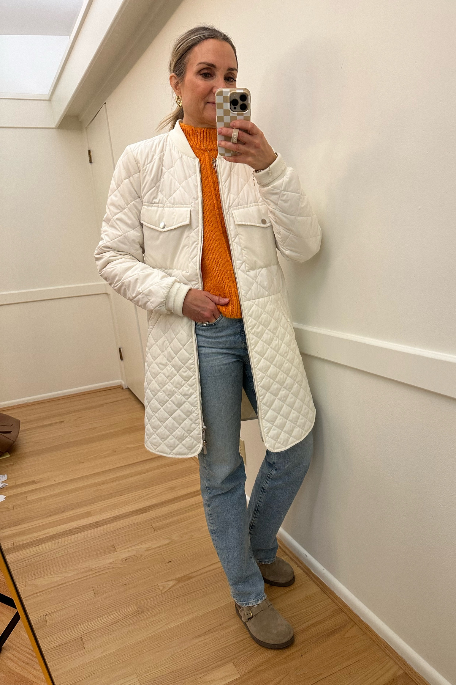 Happy Halloween! Zella long quilted coat, Mephisto Halina clogs  

#LTKStyleTip #LTKSaleAlert #LTKOver40