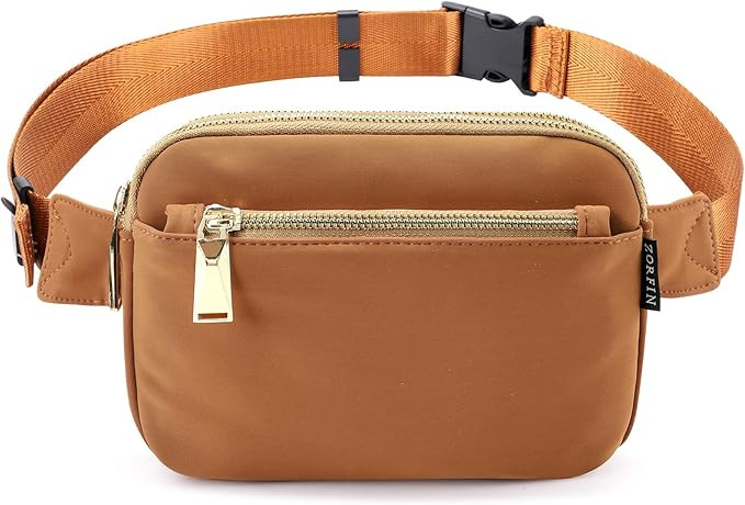 ZORFIN Fanny Packs for Women Men, Fashion Waist Pack Belt Bag with Adjustable Strap for Outdoors ... | Amazon (US)