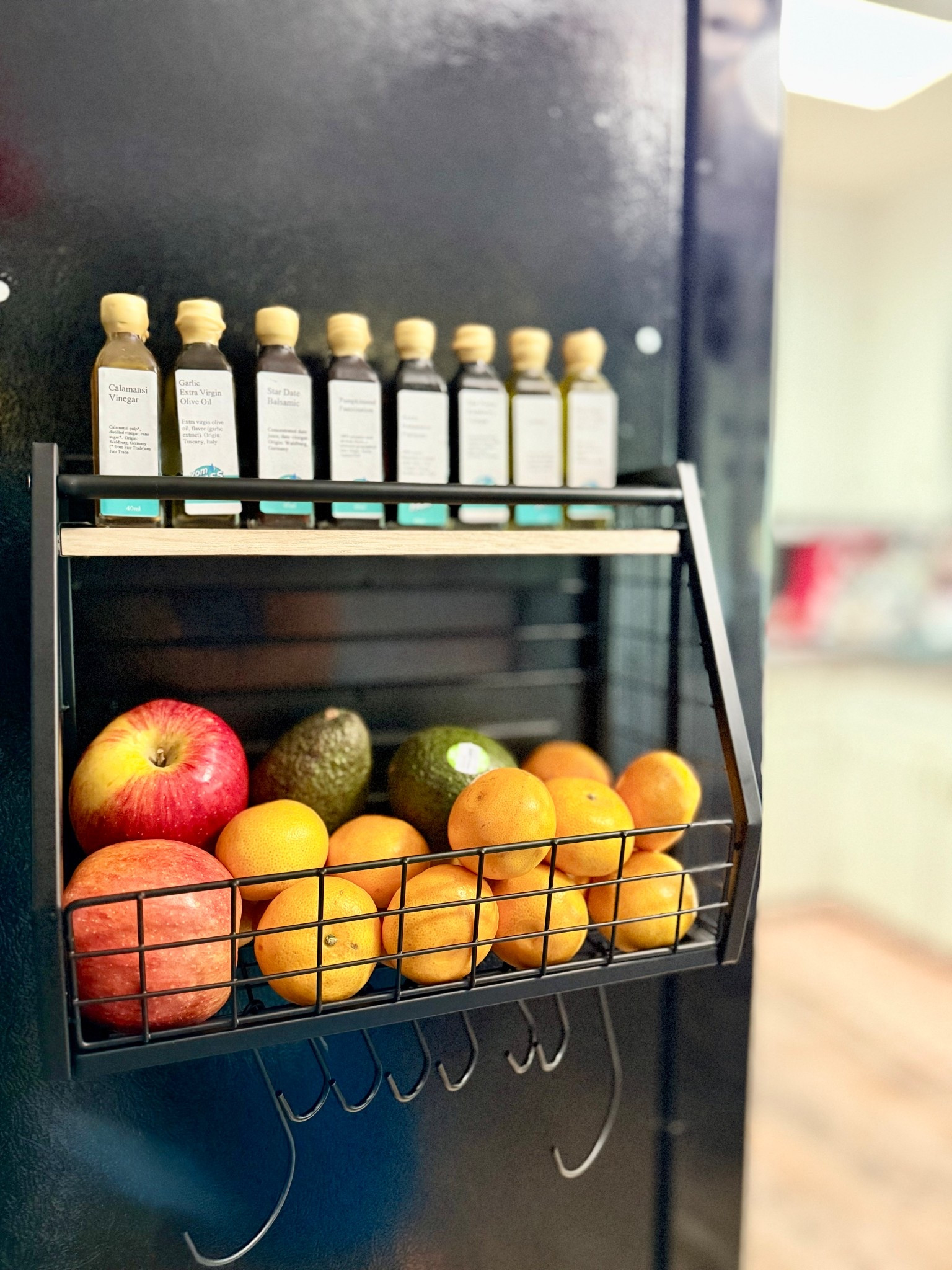 This magnetic fruit basket and shelf has been so helpful to have in my small kitchen! #gifted

We don’t have a ton of pantry or cabinet space so are always looking for space saving hacks to maximize what we do have.

The optional hanging hooks can be used for bananas, potholders, aprons, etc.

We hung it right on the fridge. But you could use it in the laundry room too if needed.

DISCLOSURE: I received this item for free from Amazon in exchange for my honest review.

#amazonfinds

#LTKHome #LTKFindsUnder50