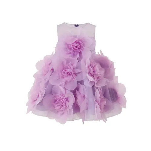 Tulleen Floral Blooming Flowers Dress in Purple at Nordstrom, Size 7 | Nordstrom