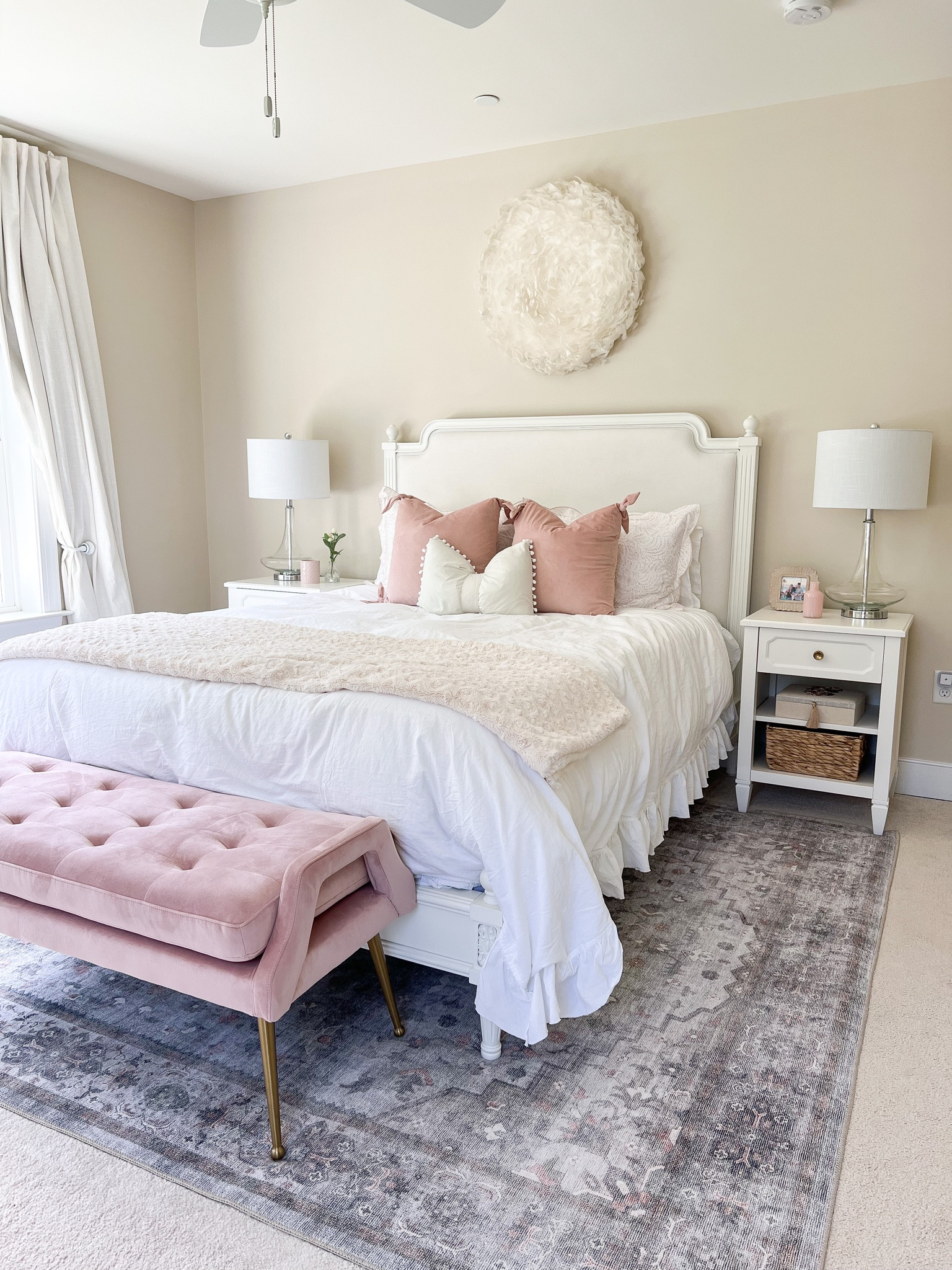 Girls room furniture

Pink girls room, linen white bed, girls bed, little girls bed, big girl bed, pink velvet pillow covers, feminine girls room, white and gold nightstand, girls nightstand, girls queen bed, girls queen headboard, pink bedroom bench, pink and gray rug, Kids room, kids bedroom furniture, girls room, girls bedroom furniture, girls nightstand, girls headboard, PBK furniture, girls bedroom inspiration, PB Teen furniture, white bed, white nightstand