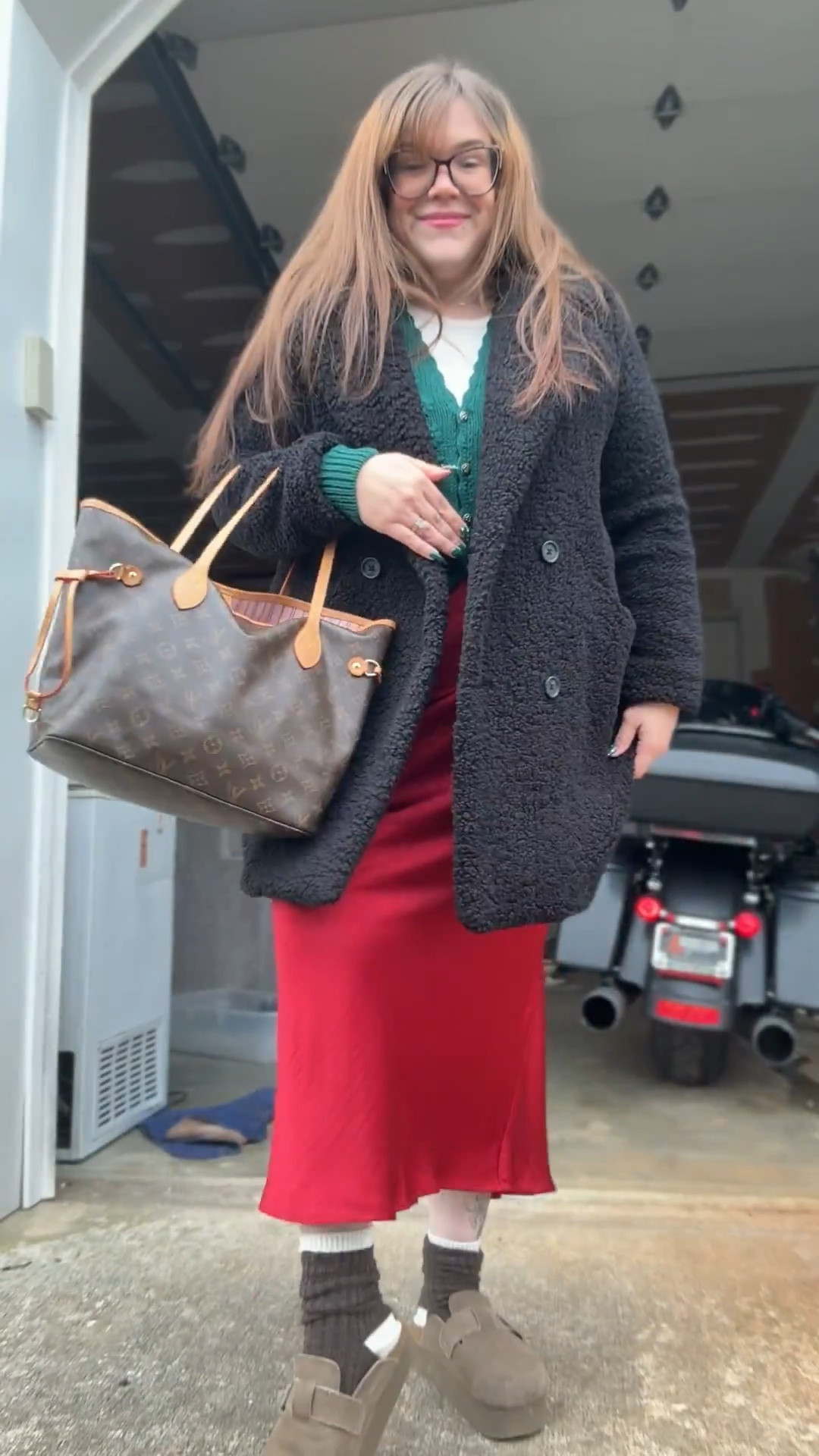 Grandma core OOTD I am late posting but how cute was this Holiday fit??!! I thrifted the jacket and the sweater 😍🙌🏽

#ootd #grandmomcore #holiday

#LTKMidsize #LTKFindsUnder50 #LTKSeasonal