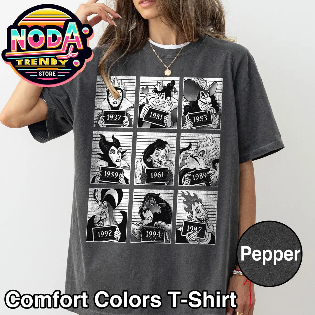 Vintage Disney Villains Hallloween Comfort Color Shirt, Good to Be Bad Shirt, Disney Villains, Ur... | Etsy (US)