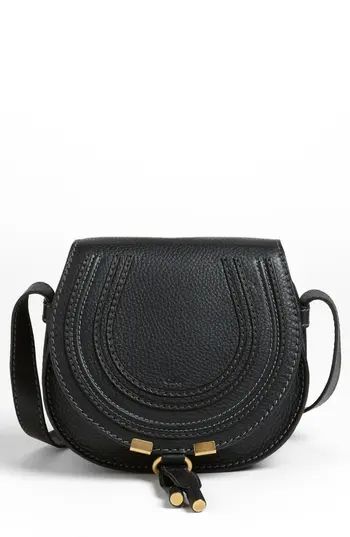 Chloe 'Mini Marcie' Leather Crossbody Bag - Black | Nordstrom